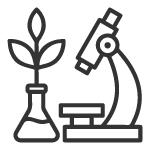 Icono de préstamo de equipos de laboratorio